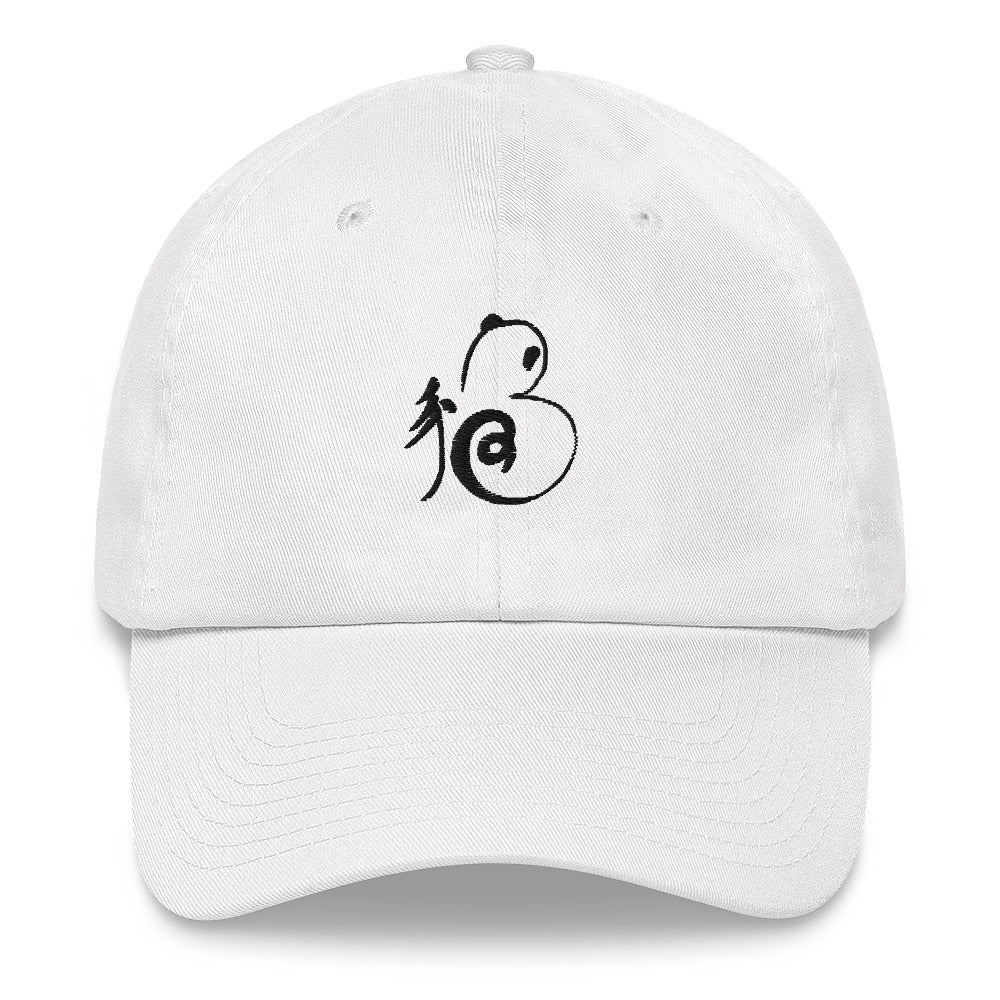 Lucky Panda Cap Black Logo